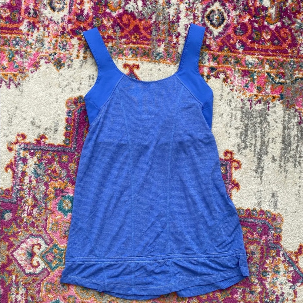 Blue Lululemon Workout tank